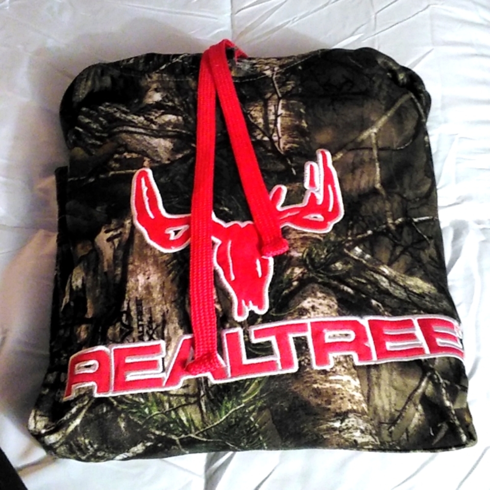 Real tree camp sweatshirt